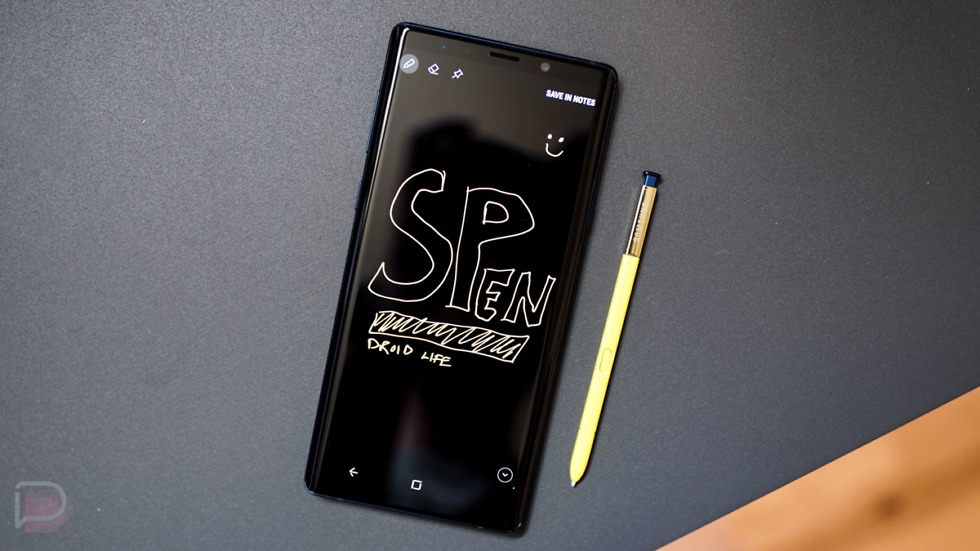 samsung note 9 pen yellow